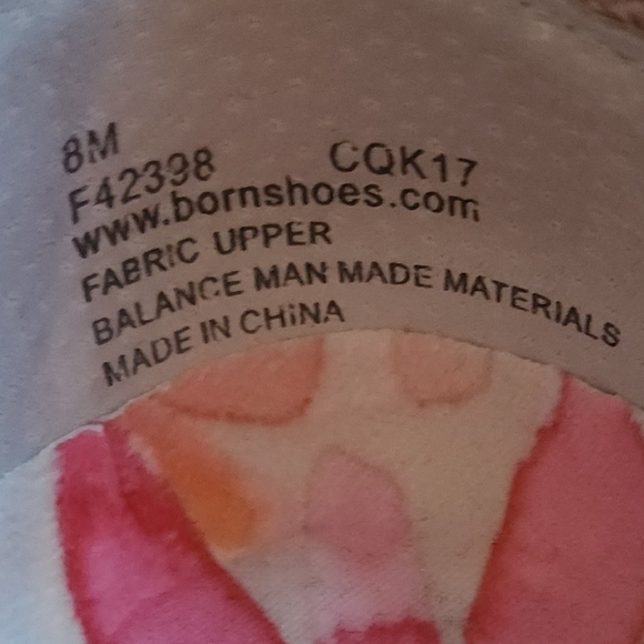 Born Antero Blush Knit Fabric Weave Slip-on Loafer Sneaker Women’s Size 8 M - Picture 8 of 8